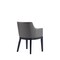 Manhattan Comfort Gansevoort Faux Leather Dining Armchair in Pebble Grey - Set of 2 2-DC051AR-PE - alternate 3
